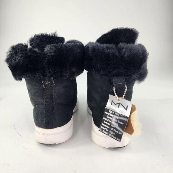 Mark Nason Block Apres Booties US 8 Women's Genuine Shearling Comfort Boots - Picture 5 of 13